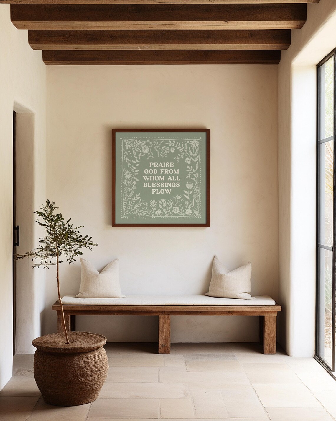 Doxology Hymn Art Print, Praise God Through Blessings - Image 2