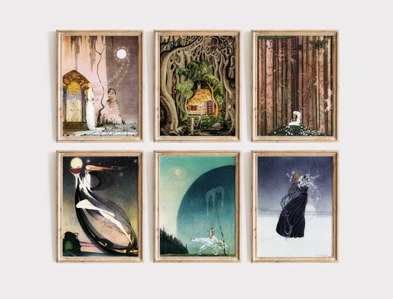 Kay Nielsen Collection Vintage Whimsical Illustration Art Print