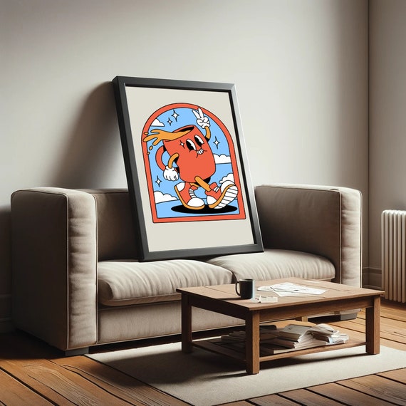 Retro Coffee Poster Wall Art For Coffee Shops Or Home Decor Coffee Wall Print Trendy Poster For Kitchencafe