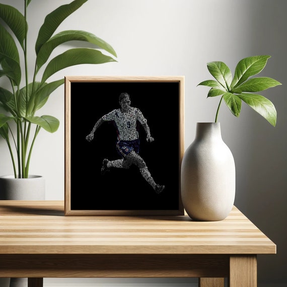 He Said I Ran Like A Girl I Said If He Ran Faster He Could Too Girls Soccer Art Poster Female Football Gift