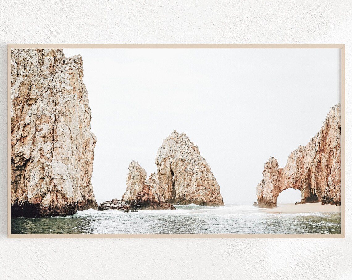 Italy Beach Travel Poster, Coastal Wall Art - Image 2