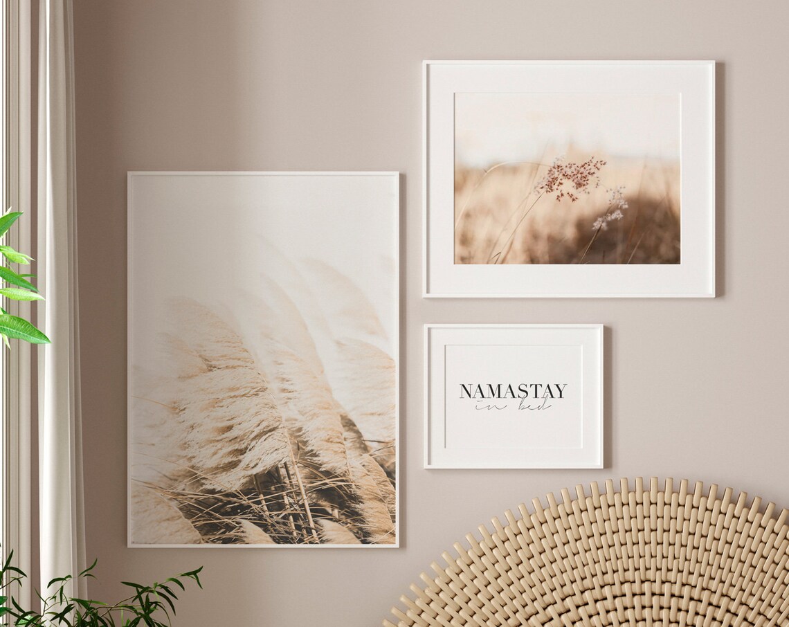 Boho Decor Bedroom Over The Bed Wall Art