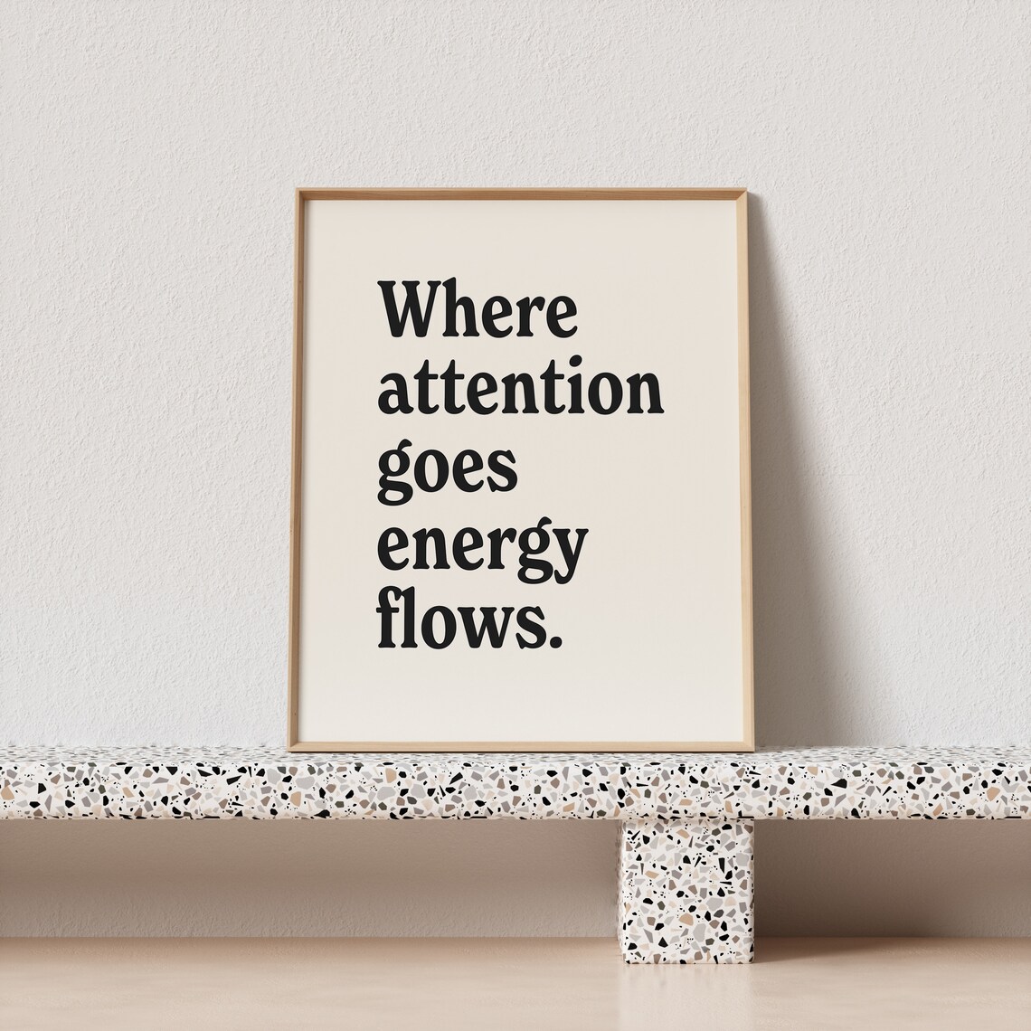 Boho Japandi Wall Art, Neutral Apartment Decor - Image 3