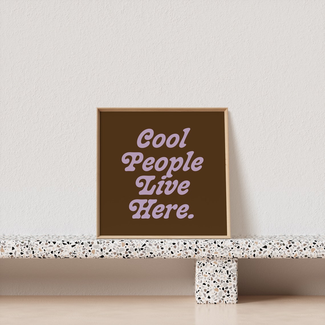 Instant Digital Download Retro Type Poster in Bold Black Lettering - Image 3