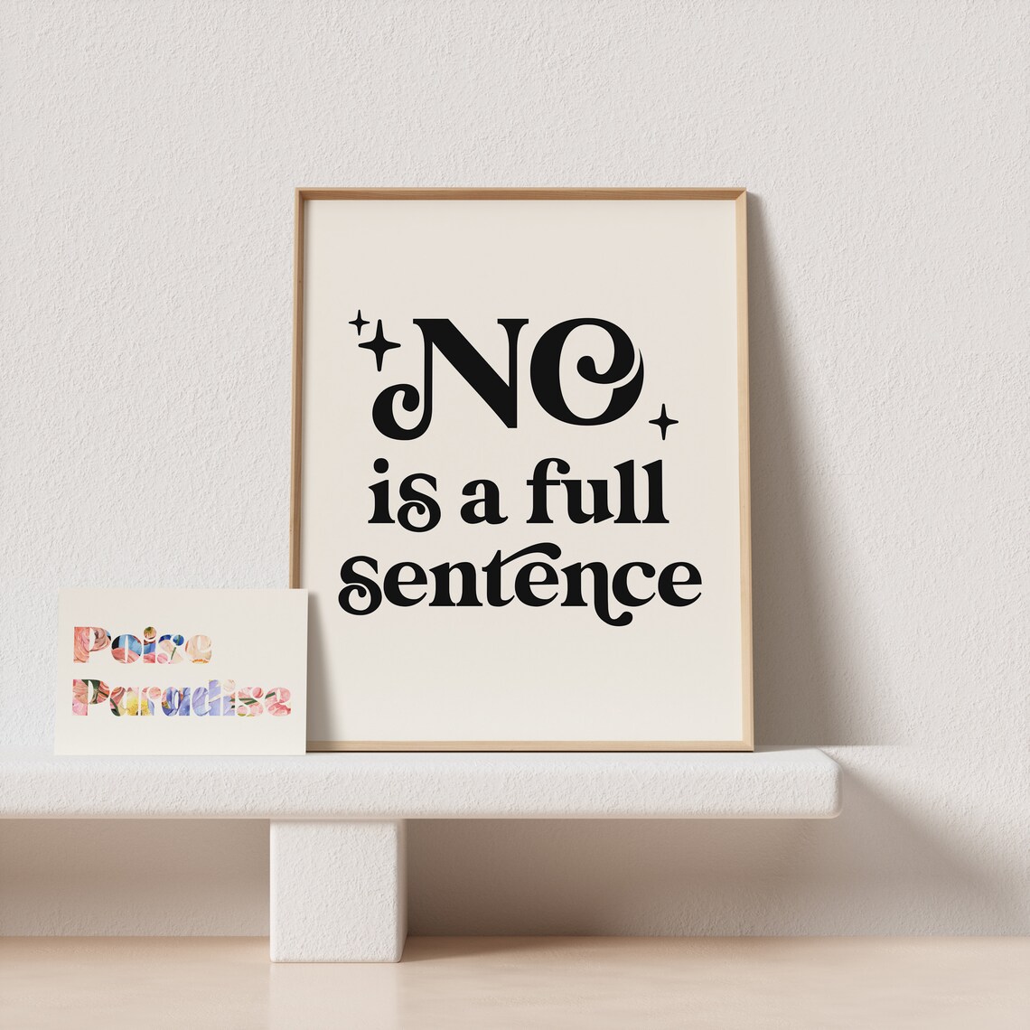 Retro Typography Poster, Gallery Wall Art Print - Image 4