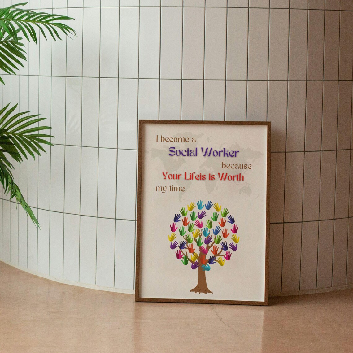 Social Worker Poster, Social Work Office Decor - Image 3