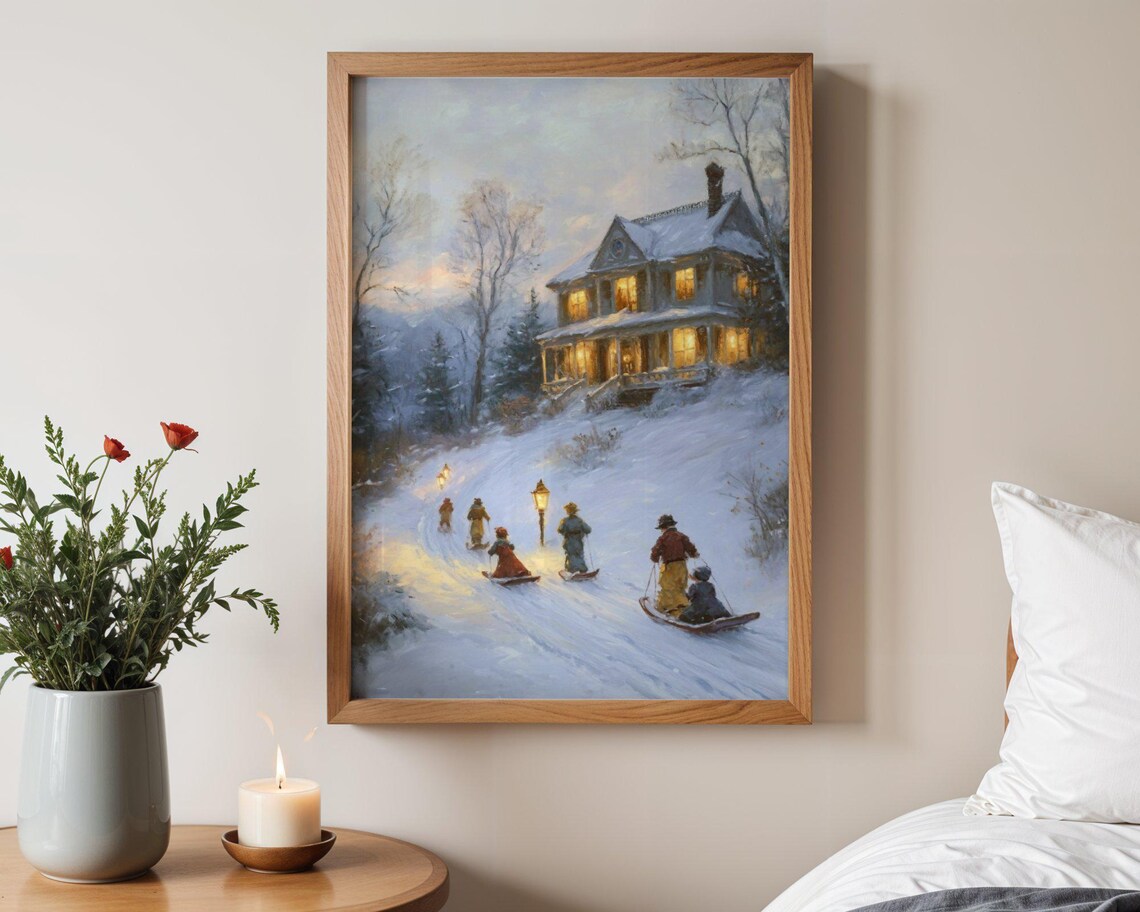 Winter Wonderland - Contemporary Travel Poster