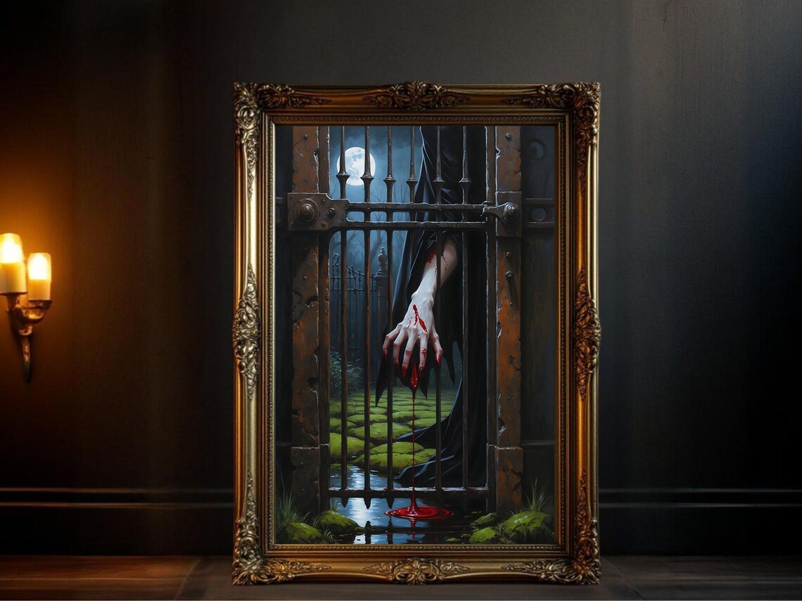 Gothic Horror Creepy Haunted House, Halloween