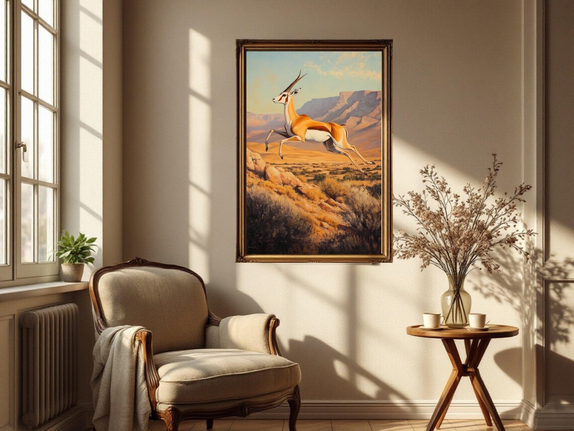 Antelope Leap Nature Wildlife, Savanna Landscape - Image 2