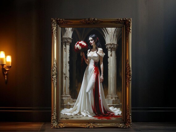 Gothic Bride, Dark Romance Halloween Poster