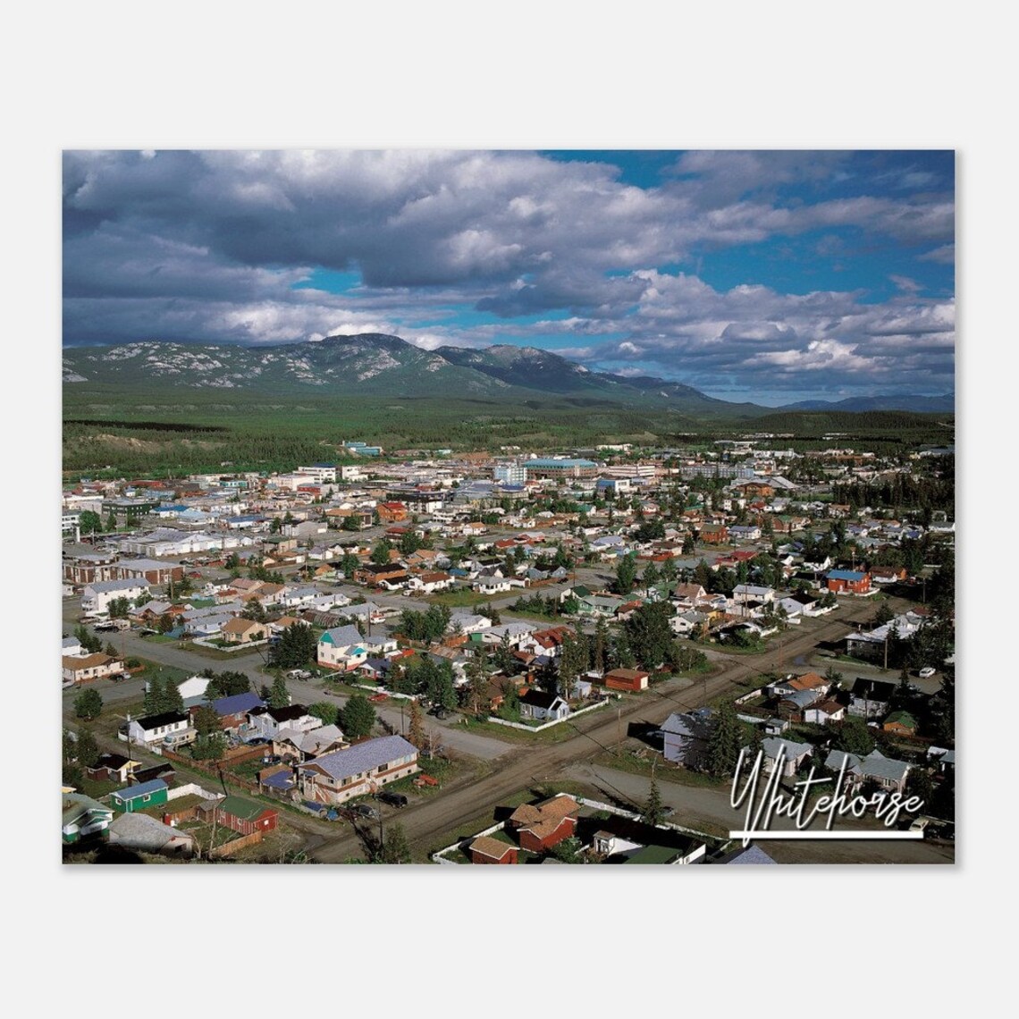 Whitehorse Yukon Travel Poster, Canada Photo Print