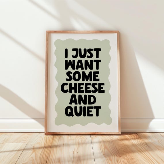 Witty Sarcastic Home Wall Print Hallway Art Funny Bedroom Typography Living Room