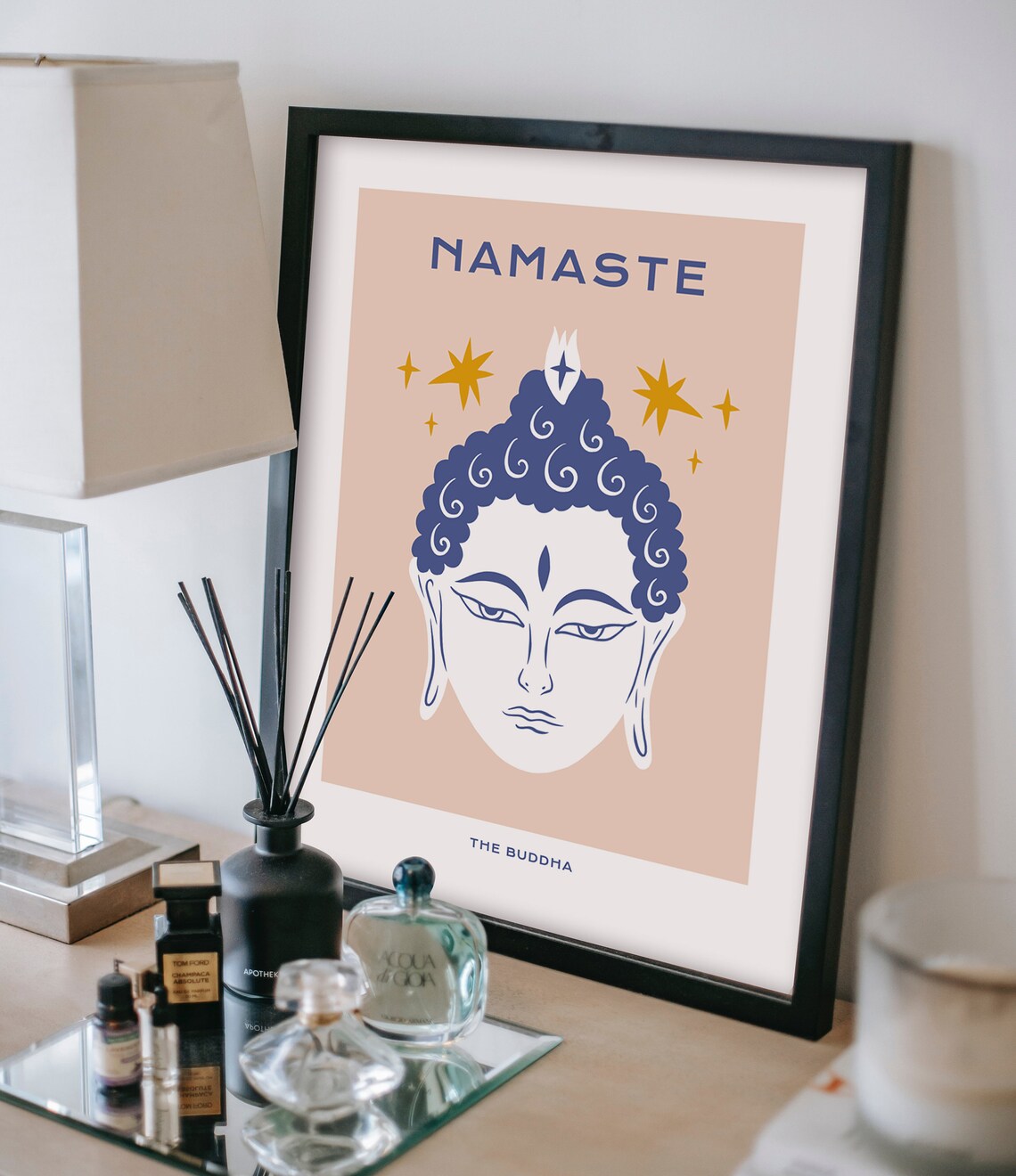 Buddha Zen Art Print, Spiritual Meditation Decor - Image 4