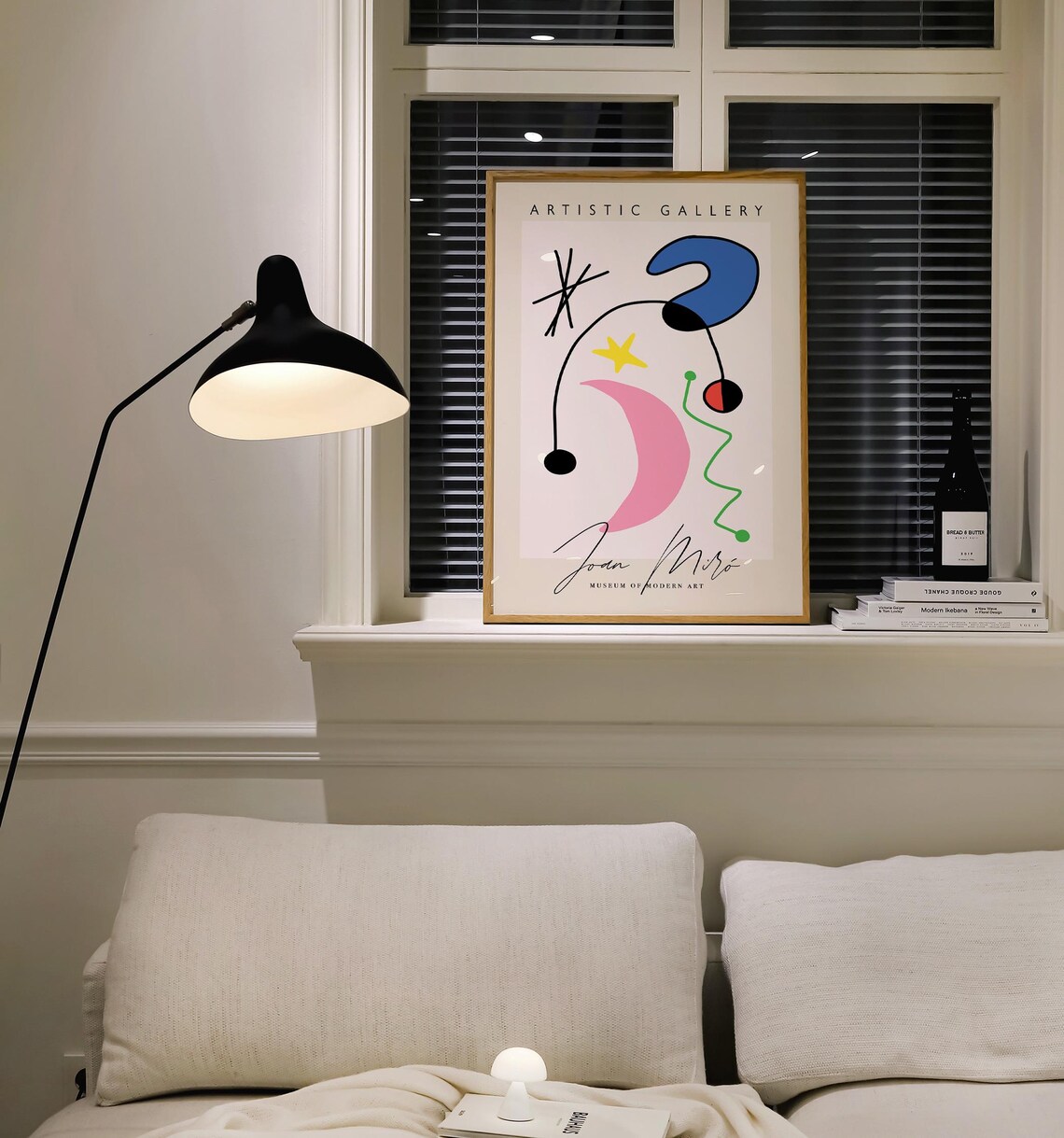 Joan Miro Minimalist Abstract Art Print, Museum Poster - Image 4