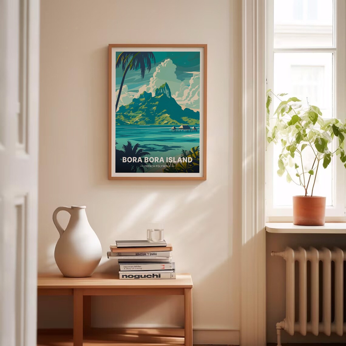 Bora Bora French Polynesia Travel Poster, Tropical Decor - Image 4