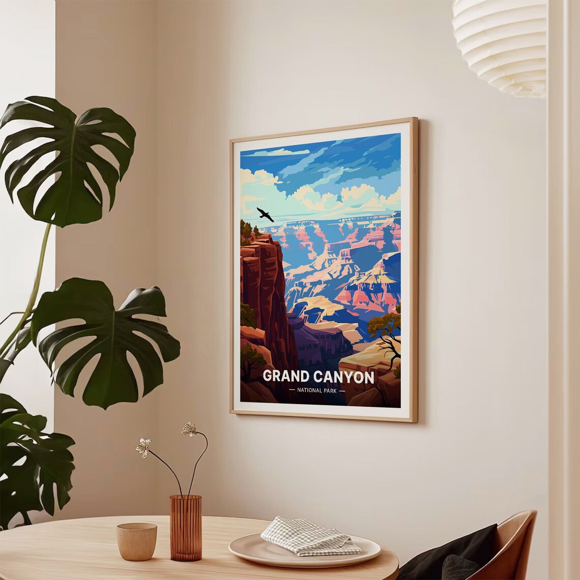 Grand Canyon National Park Travel Poster, Scenic Art - Image 2