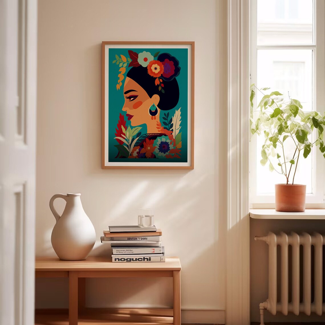 Latina Travel Poster, Eclectic Maximalist Art Print - Image 4
