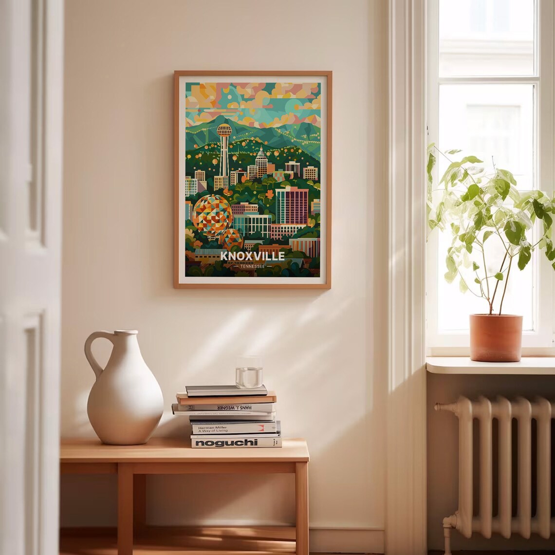 Knoxville Tennessee Mid-Century Modern Travel Poster - Image 4