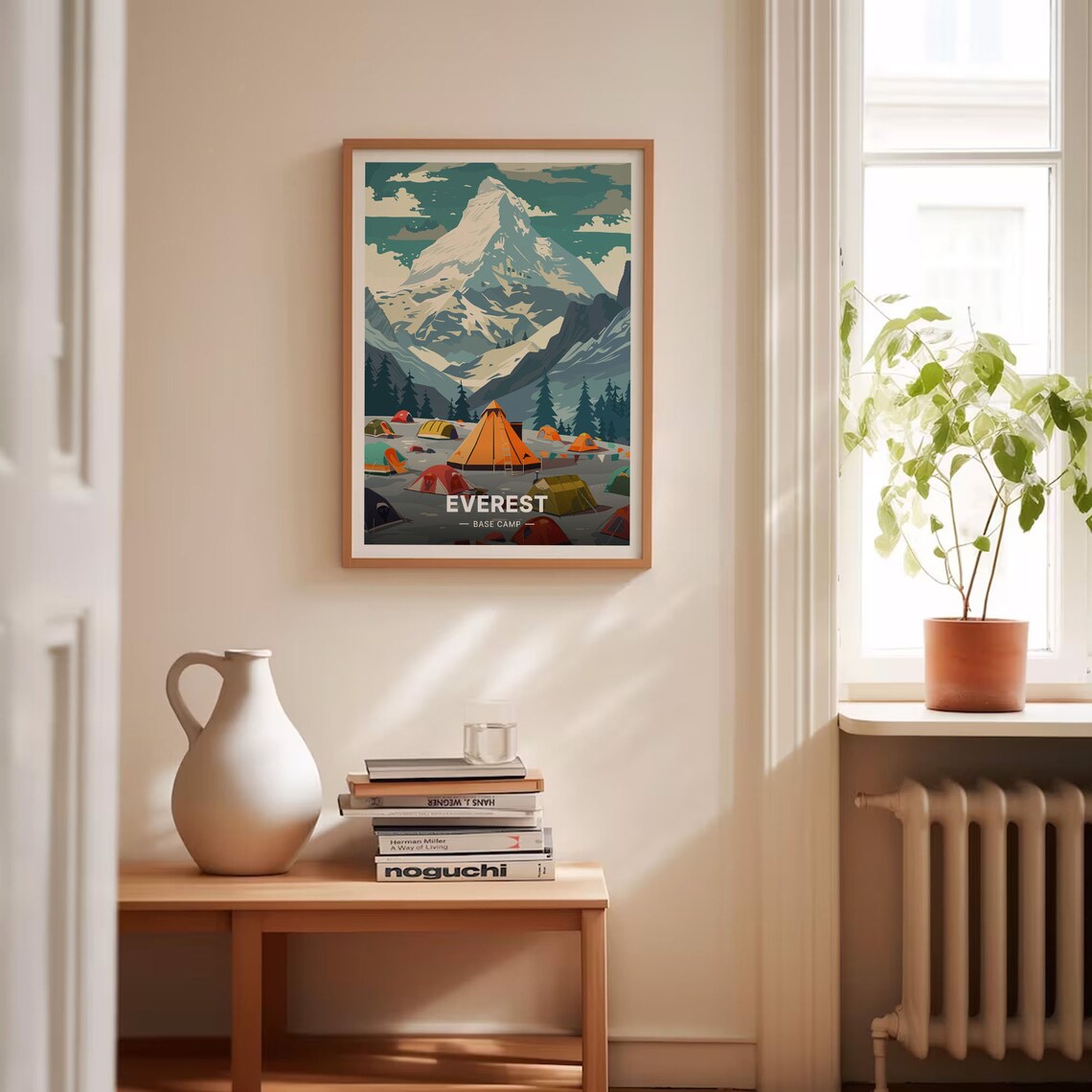 Mount Everest Adventure Travel Poster, Himalayan Mountains - Image 4