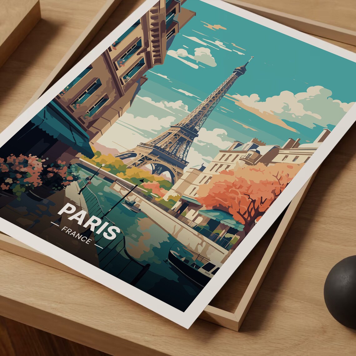 Paris Travel Poster, France Travel Decor - Image 3