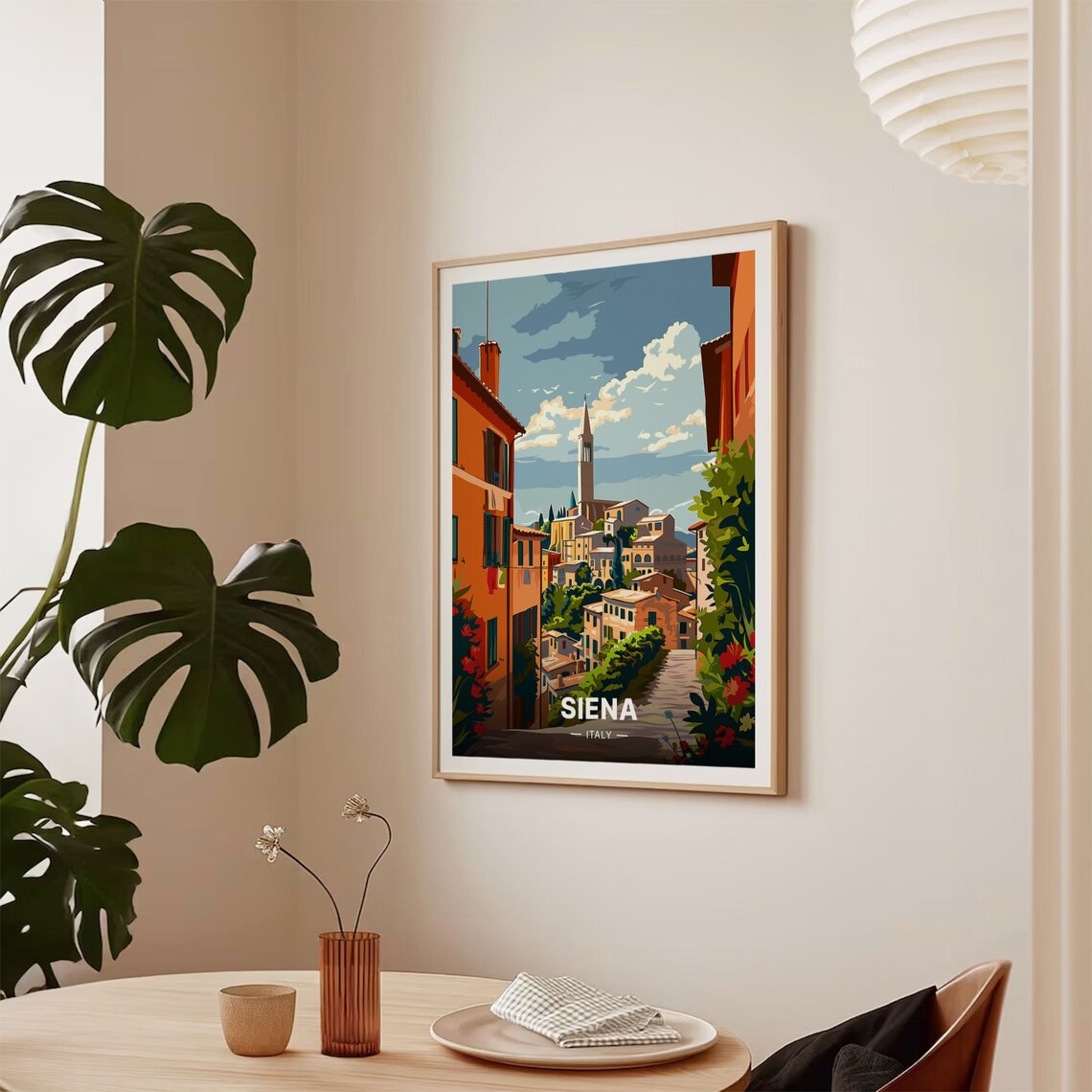 Siena Italy Travel Poster, Classic Wall Art - Image 2