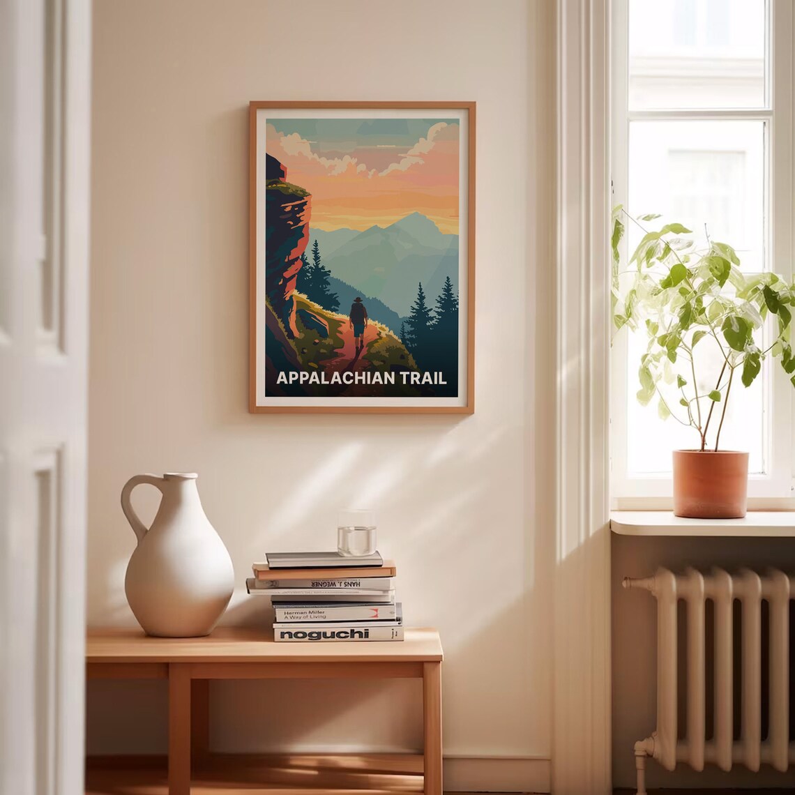 Appalachian Trail Scenic Hiking Trail Map Art - Image 4