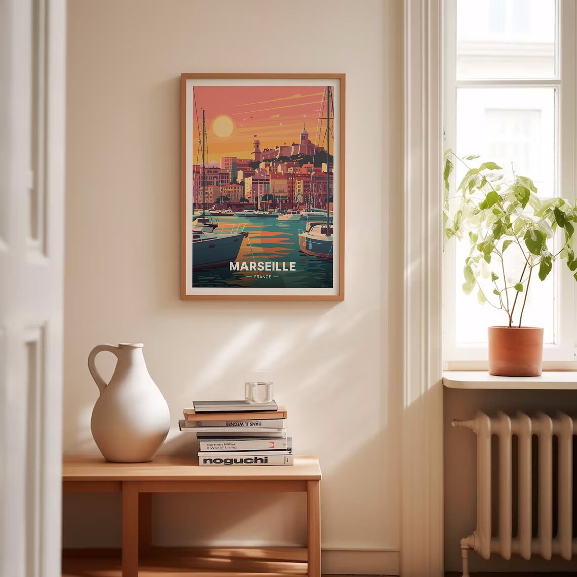 Marseille Evening Travel Poster, France Travel Poster - Image 4