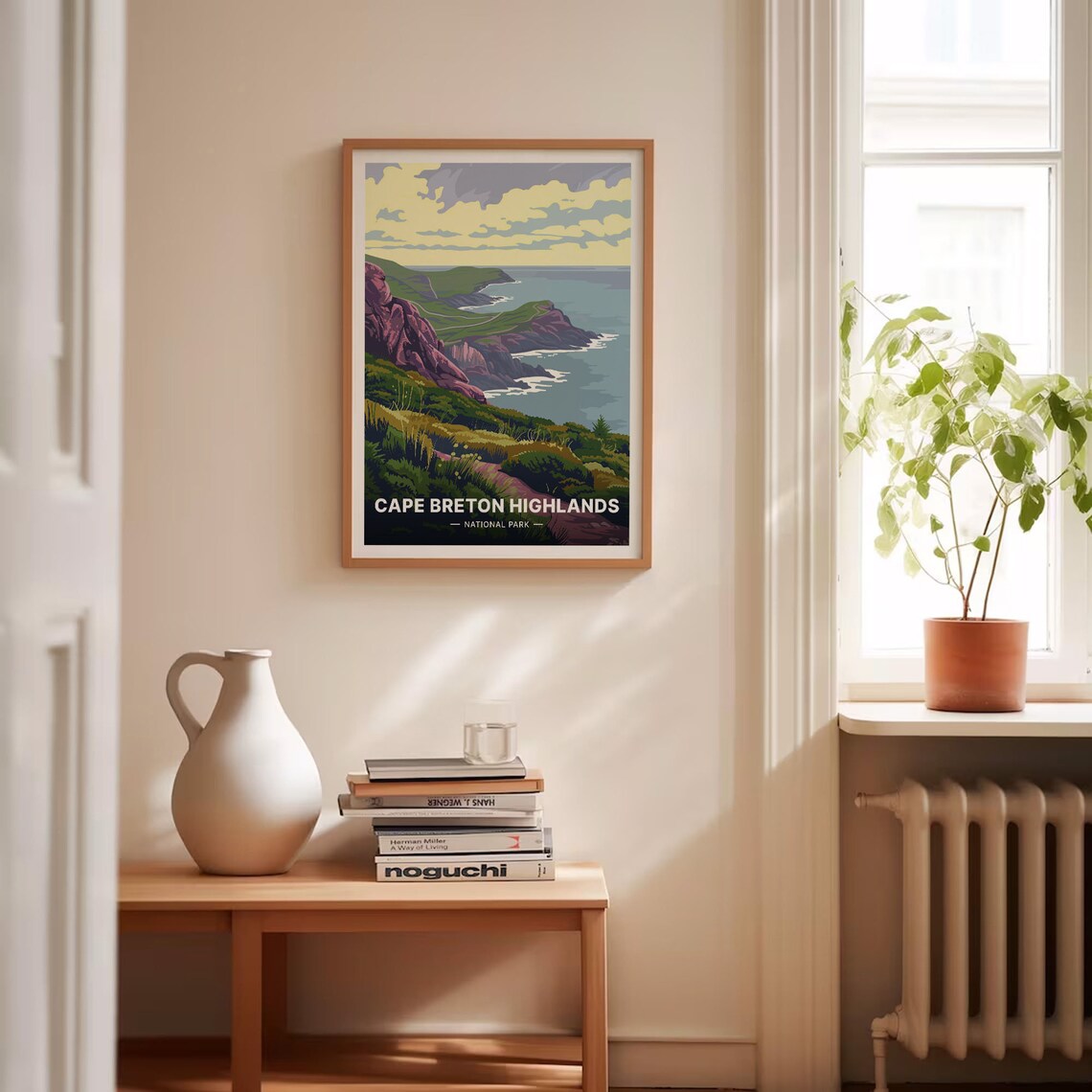 Cape Breton Highlands Retro Travel Poster, Nova Scotia - Image 4