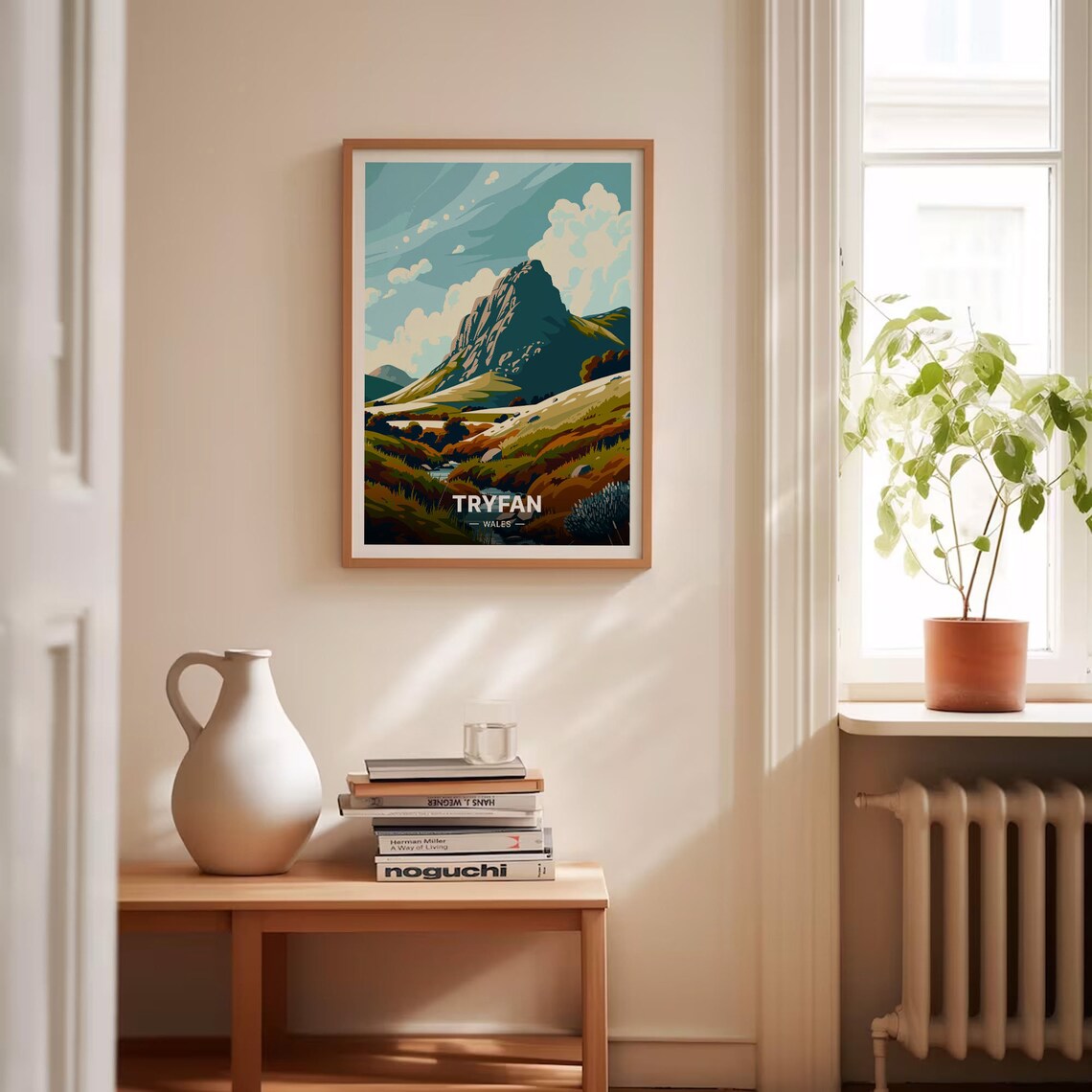 Tryfan Wales Rocky Peak Mountain Trail Vintage Travel Poster - Image 4