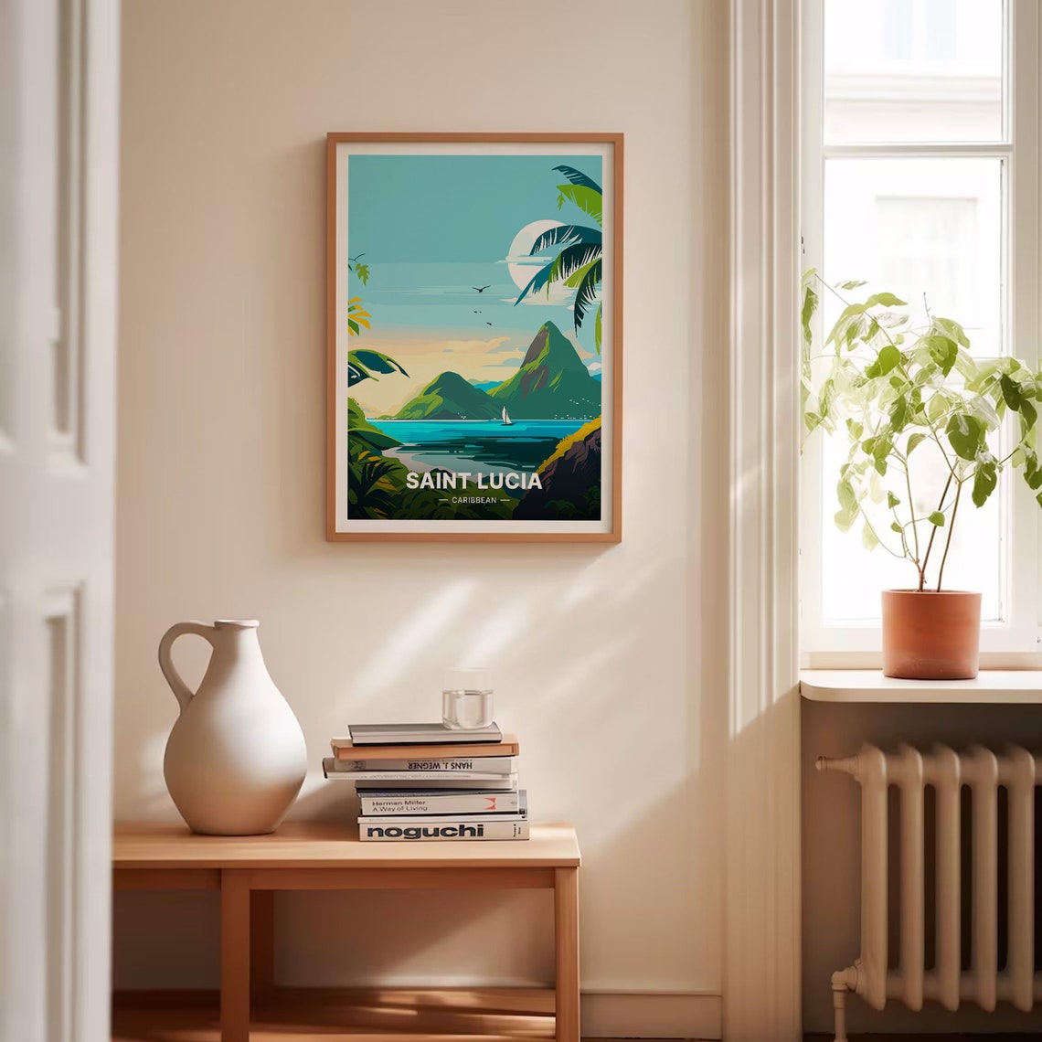 Saint Lucia Travel Poster Caribbean Wall Art Wanderlust Decor Travel Themed Gift C20 266 - Image 4