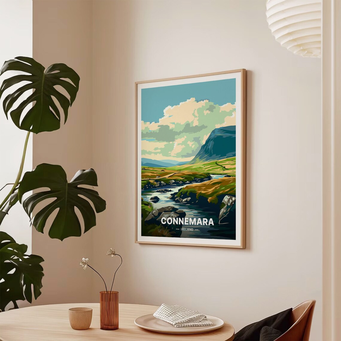 Connemara Ireland Travel Poster, Scenic Landscape - Image 2