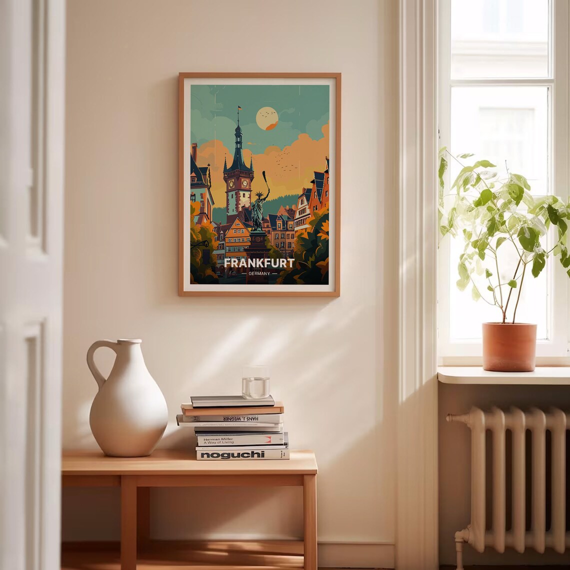 Frankfurt Travel Poster, Germany Cityscape Wall Art - Image 4