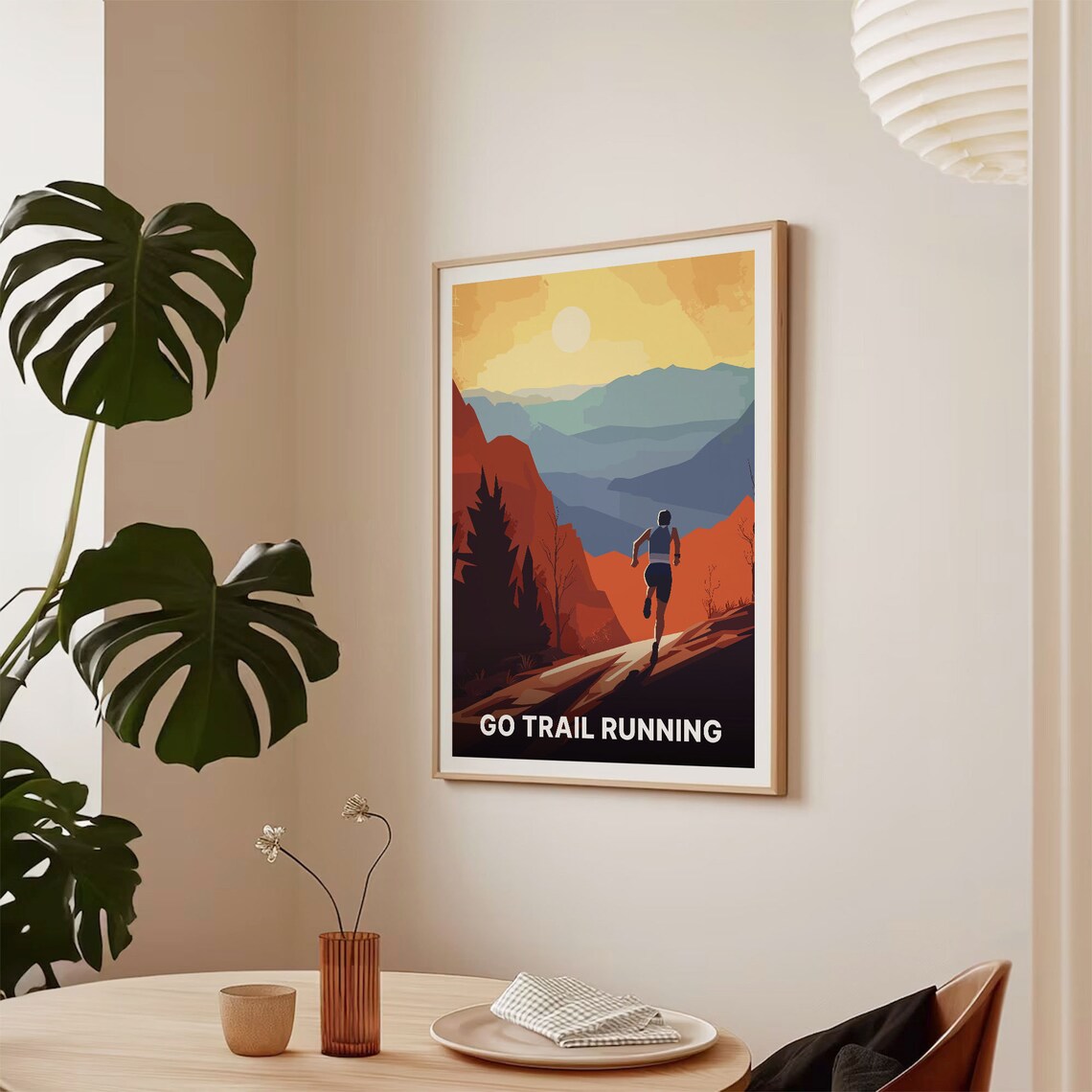 Trail Running Outdoor Adventure Poster, Wild Swimming - Image 2