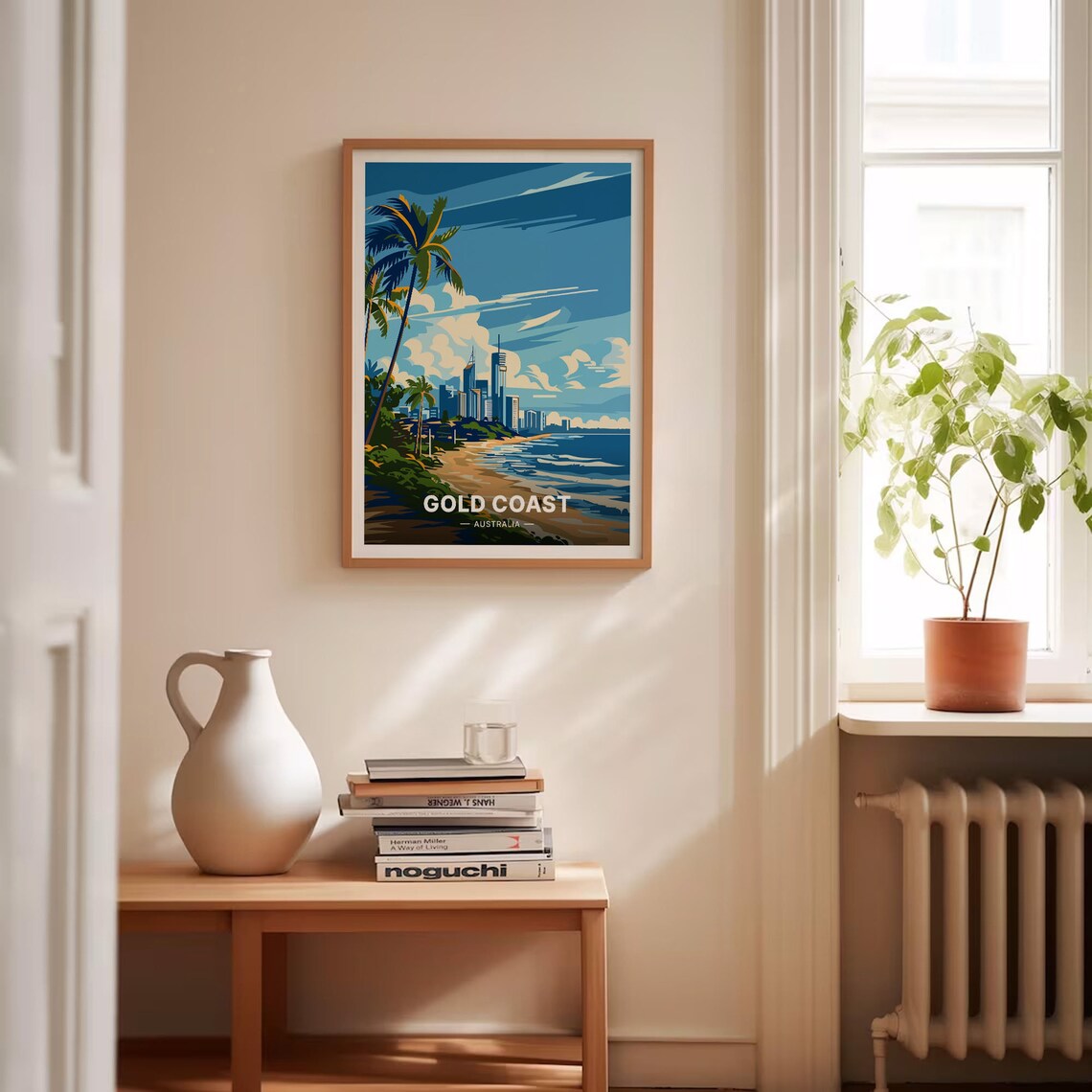 Gold Coast Australia Travel Poster, Coastal Theme - Image 4