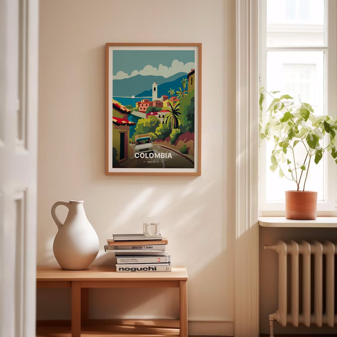 Colombia Salento Palms Tree Poster Scenic Travel Wall Art Home Decor Office Decoration C20 1065 - Image 4
