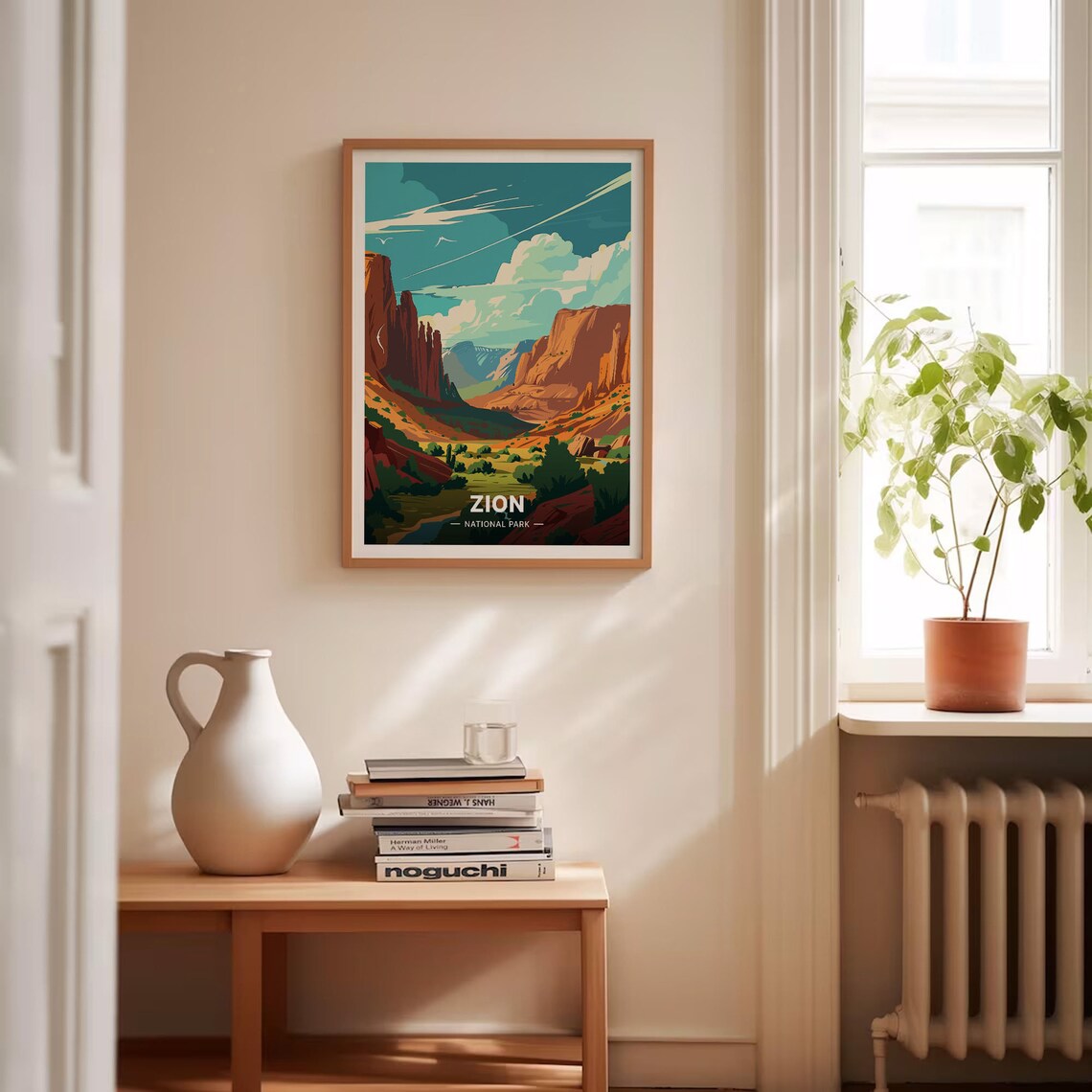 Zion National Park Travel Poster, Scenic Wall Art - Image 4