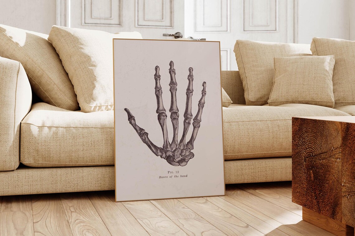 Halloween Gallery Wall Set Of Eight Spooky Art Collection Print - Image 4