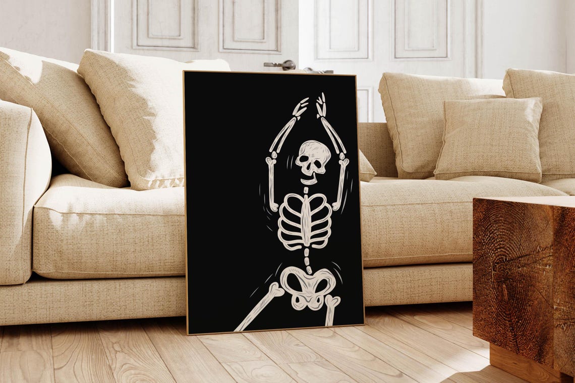 Spooky Halloween Bundle 8 Ghoul Ghost Bat Seasonal Designs Poster - Image 4