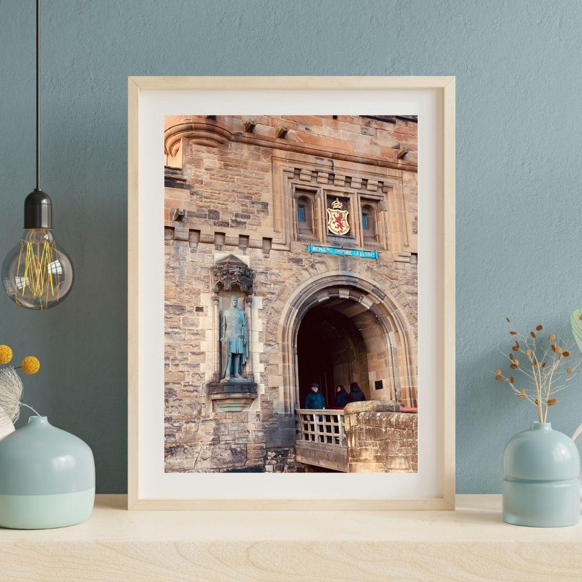 Edinburgh Castle Entrance Stone Arch Scotland History Photo Poster