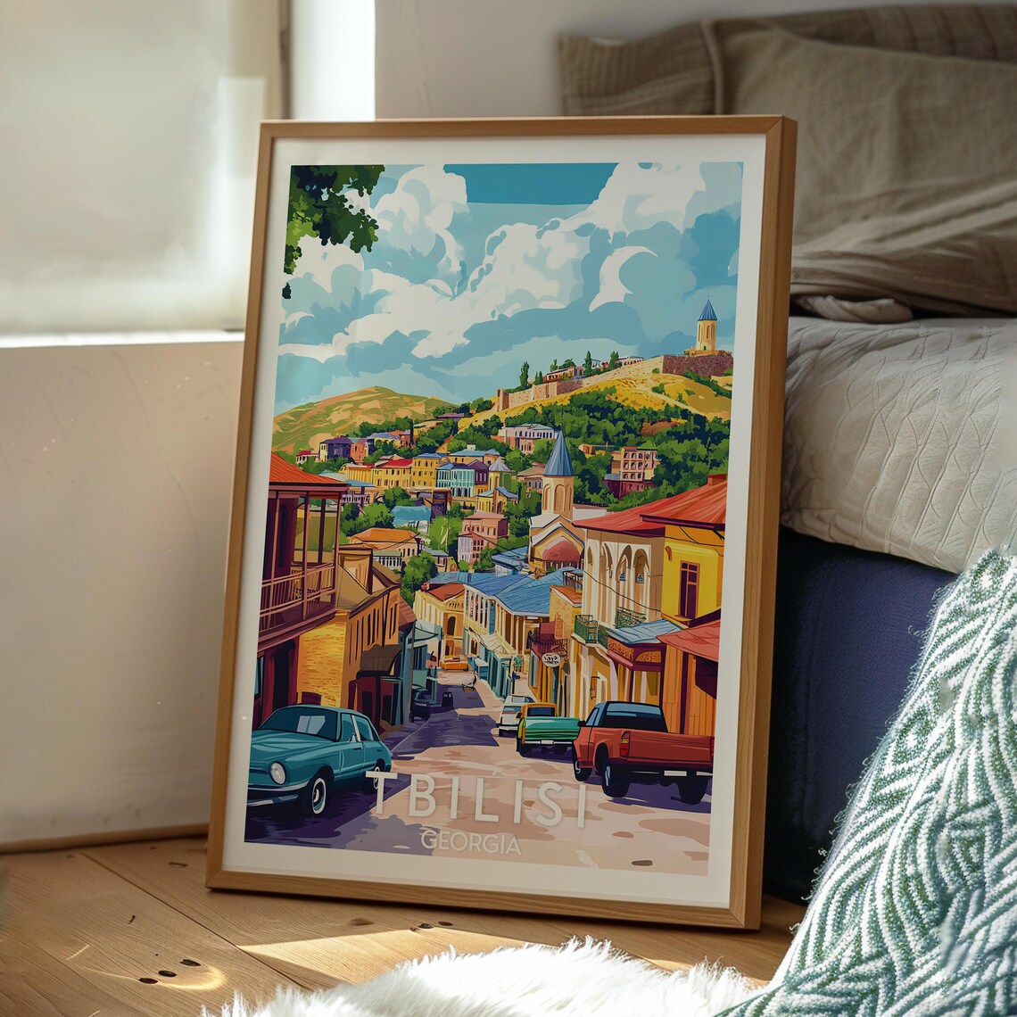 Tbilisi Europe Travel Poster - Image 3
