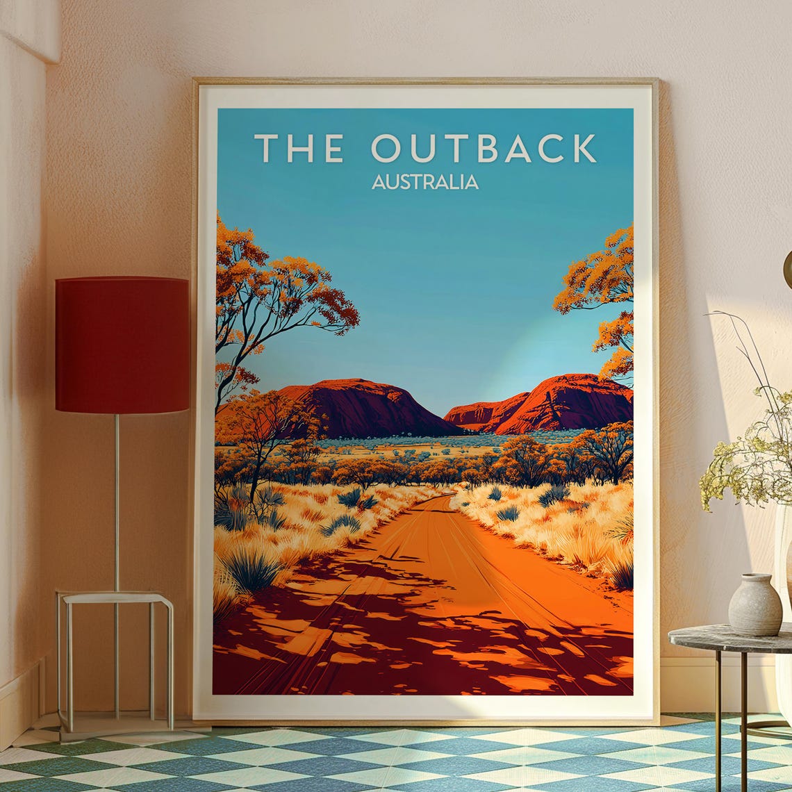 Outback Australia Travel Poster, Australian Wall Art - Image 2