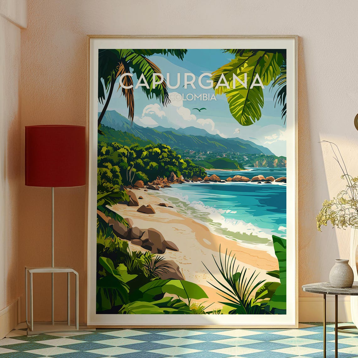 Capurgana Poster Colombia Art Travel Print Wall Backpacking South America - Image 2