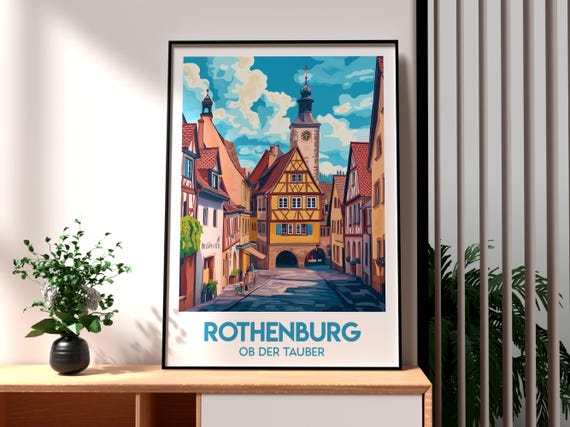 Rothenburg Ob Der Tauber Wall Art Print