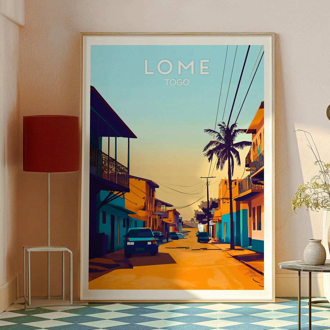 Lome Travel Poster, African City Wall Art - Image 2