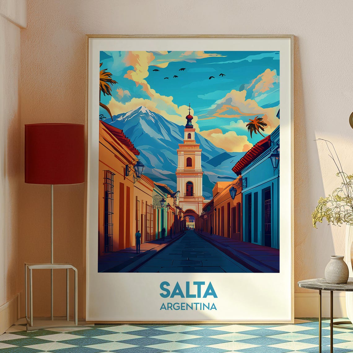 Salta Travel Print Argentina Wall Art Poster Gift For Traveller - Image 2