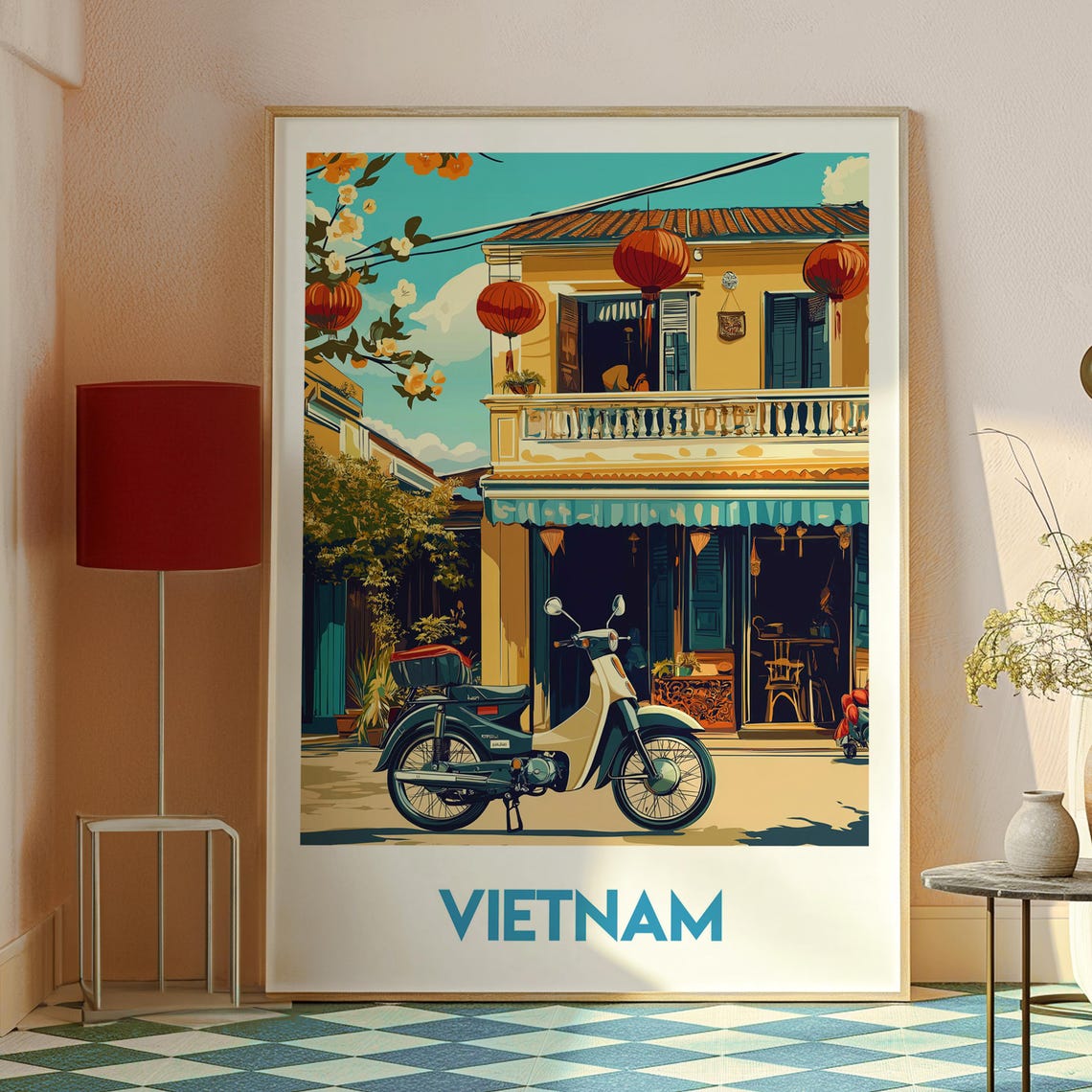 Vietnam Print Wall Art Hanoi Poster Travel Backpacking Ho Chi Minh Ha Giang - Image 2