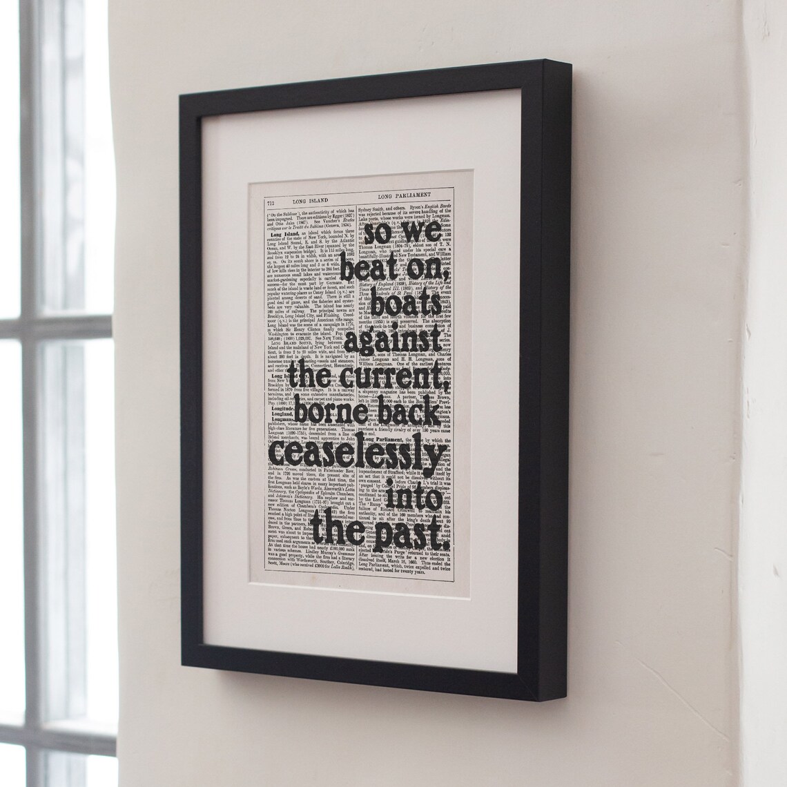 F. Scott Fitzgerald Quote, The Great Gatsby Art Print - Image 3