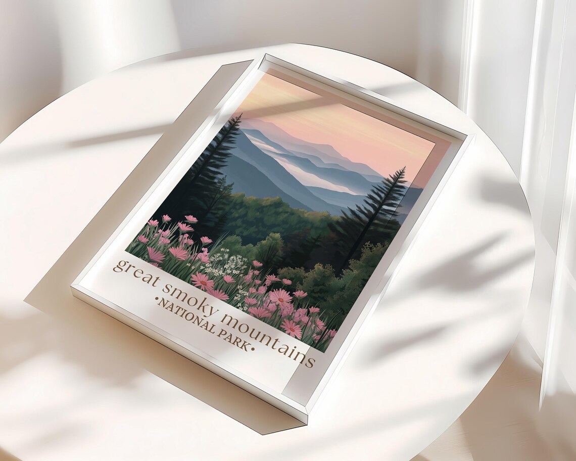 Great Smoky Mountains National Park Travel Poster - Image 3
