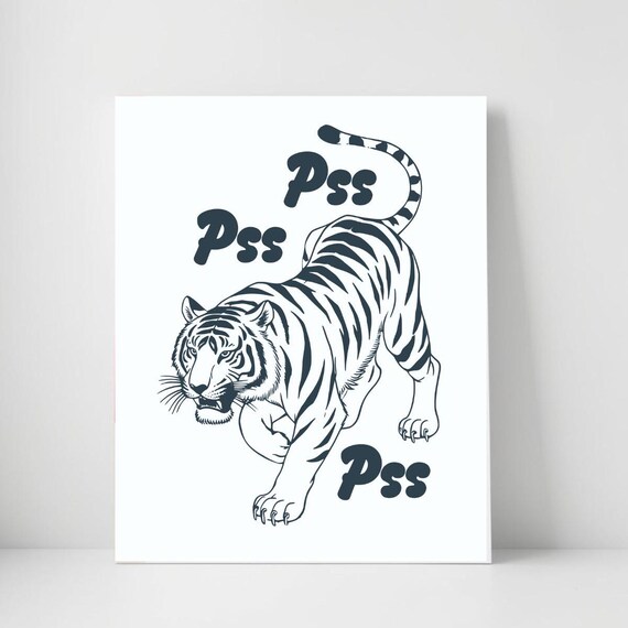 Cat Lovers Poster, Cute Decor For Living Room