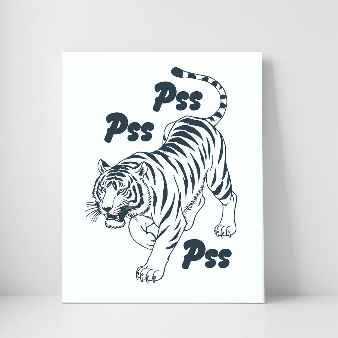 Cat Lovers Poster, Cute Decor For Living Room